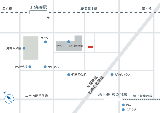 札幌本社 周辺地図